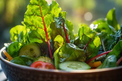 Fresh Garden Salad Bowl for Wellness