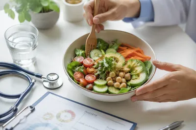 Fresh Salad Bowl for Medical Wellness