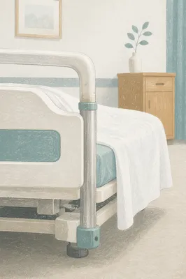 Clean Hospital Bed Room Interior