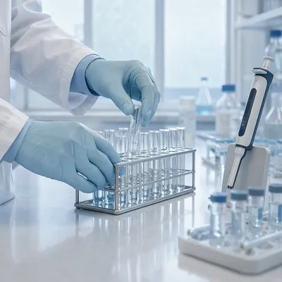 Laboratory Test Tubes and Medical Research