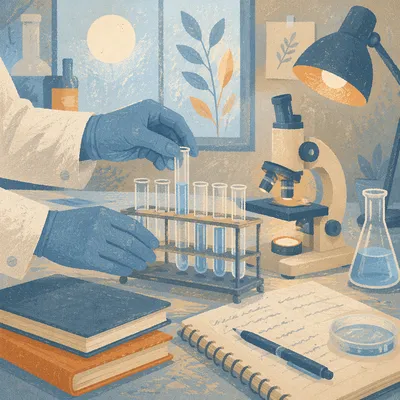 Quiet Laboratory Test Tubes for Healing Research
