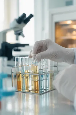 Hopeful Medical Research Test Tubes