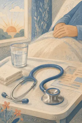 Peaceful Stethoscope Close Up with Care