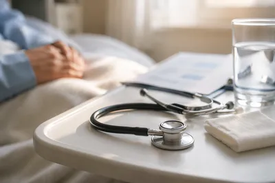 Peaceful Stethoscope Close Up for Compassionate Care