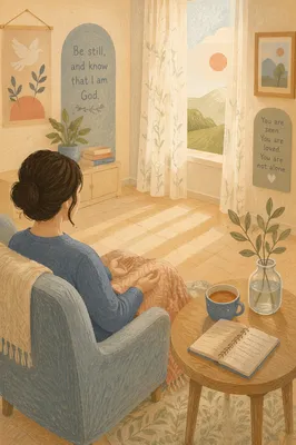 Calm Hospital Wellness Room for Mindfulness