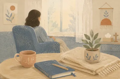 Calm Hospital Wellness Room for Mindful Care