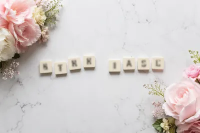 Calm Mindfulness Self Care Marble Flat Lay