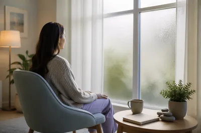 Peaceful Mindfulness Session in Wellness Clinic
