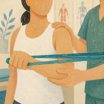 Guided Shoulder Resistance Exercise in Therapy