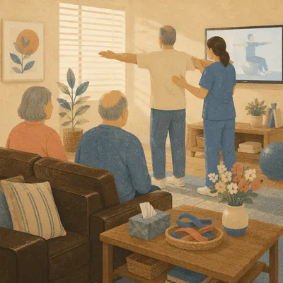 Calm Physical Therapy Rehabilitation Session