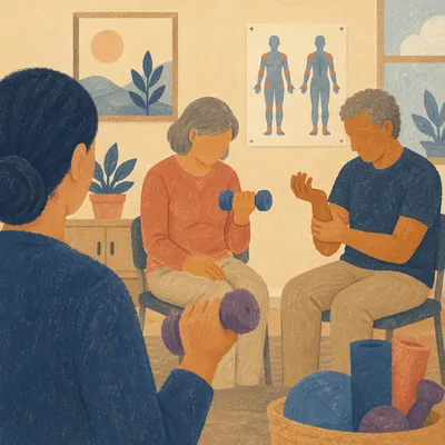 Wrist Strengthening Therapy in Rehabilitation Clinic