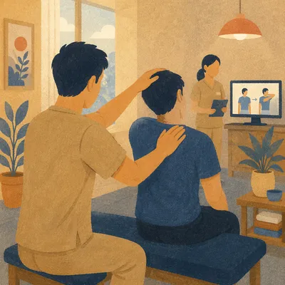 Gentle Physical Therapy Shoulder Rehabilitation Session