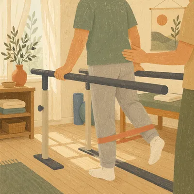 Sunlit Physical Therapy Rehabilitation Exercise Session
