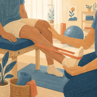 Physical Therapy Leg Rehabilitation Exercise