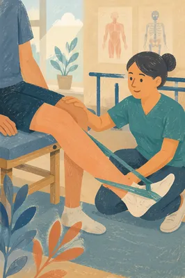 Guided Knee Rehabilitation Exercise in Clinic
