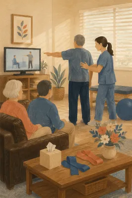 Calm Physical Therapy Rehabilitation Session
