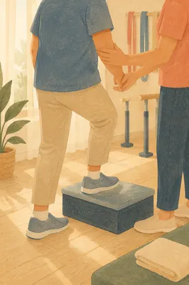 Gentle Physical Therapy Step Rehabilitation