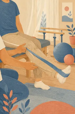 Sunlit Physical Therapy Leg Rehabilitation Exercise