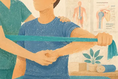 Guided Shoulder Band Therapy in Clinic