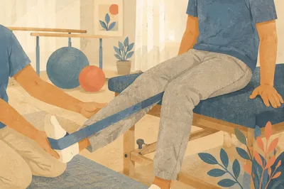 Sunlit Physical Therapy Leg Rehabilitation Exercise