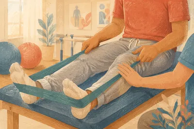 Gentle Physical Therapy Resistance Band Exercise