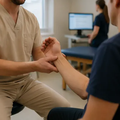 Guided Wrist Rehabilitation Therapy Session