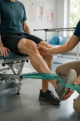 Guided Knee Rehabilitation Exercise in Clinic