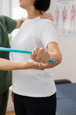 Guided Shoulder Rehabilitation Band Exercise