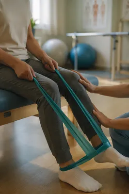 Gentle Physical Therapy Resistance Band Exercise