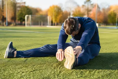 Outdoor Physical Therapy Hamstring Stretch Recovery