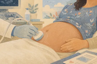 Prenatal Checkup with Maternity Belly Focus