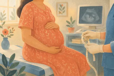 Gentle Prenatal Belly Measurement Exam