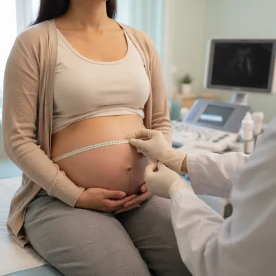 Calm Prenatal Belly Measurement Exam