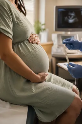 Prenatal Belly Measurement in Calm Exam Room