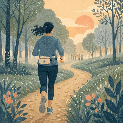 Morning Wellness Jog in City Park