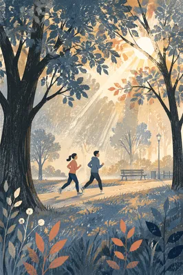 Morning Park Joggers for Preventive Wellness