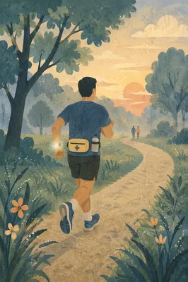 Morning Wellness Jog in City Park