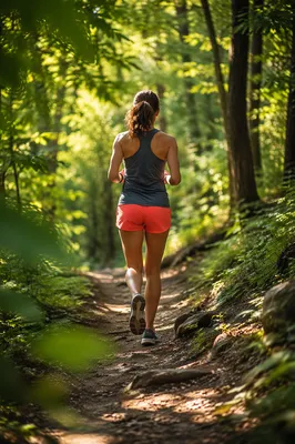 Morning Runner on Green Park Trail