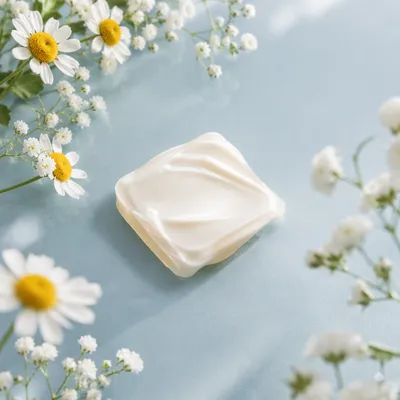 Dermatology Face Cream With Chamomile Flowers