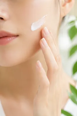 Close-Up Facial Cream Skincare Treatment