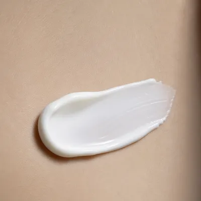 Photorealistic Skincare Cream Smear Close Up