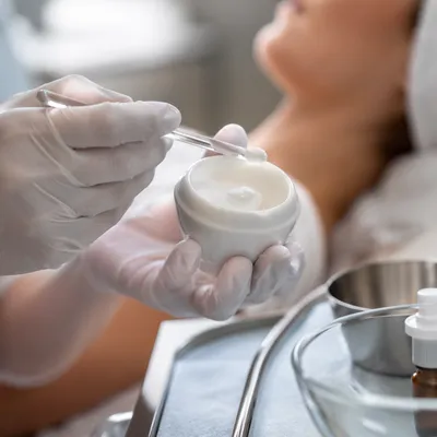 Medical Skincare Cream Dermatology Close Up