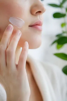 Close-Up Face Cream Skincare Treatment