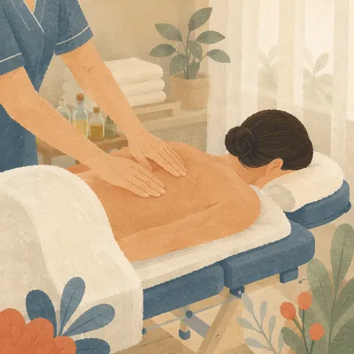 Therapeutic Massage in Calm Medical Spa