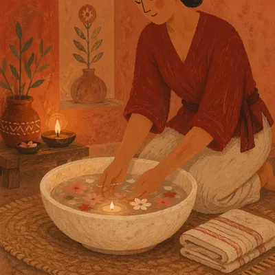 Restorative Spa Massage Basin Ritual