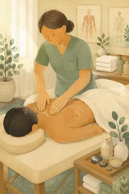 Calming Therapeutic Massage in Medical Spa