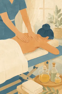 Calm Medical Spa Massage Therapy Scene