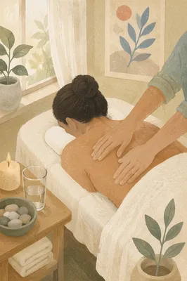 Calm Medical Spa Massage Therapy Session