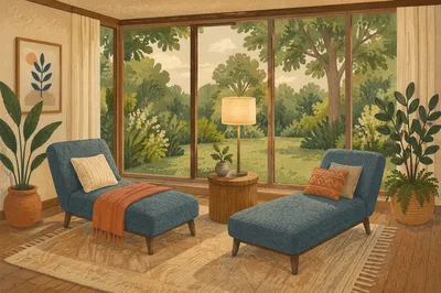 Serene Medical Spa Relaxation Lounge