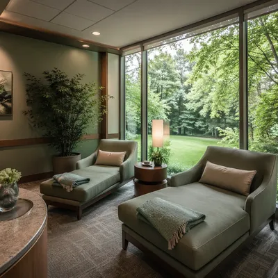 Serene Medical Spa Relaxation Lounge